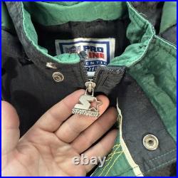 Vintage Green Bay Packers Jacket Adult 2XL XXL Green Black Starter 90s Y2K Mens