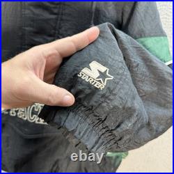 Vintage Green Bay Packers Jacket Adult 2XL XXL Green Black Starter 90s Y2K Mens