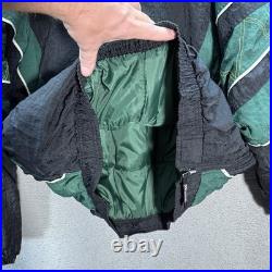 Vintage Green Bay Packers Jacket Adult 2XL XXL Green Black Starter 90s Y2K Mens