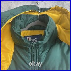 Vintage Green Bay Packers Jacket Mens XL Pro Player Hooded Puffer Back Spellout Vintage Green Bay Packers Jacket Mens XL Pro Player Hooded Puffer Back Spellout