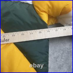 Vintage Green Bay Packers Jacket Mens XL Pro Player Hooded Puffer Back Spellout Vintage Green Bay Packers Jacket Mens XL Pro Player Hooded Puffer Back Spellout