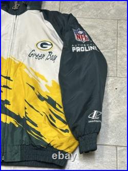 Vintage Green Bay Packers Logo NFL Sports Logo Athletic 1990s Splash Jacket XL Vintage Green Bay Packers Logo NFL Sports Logo Athletic 1990s Splash Jacket XL