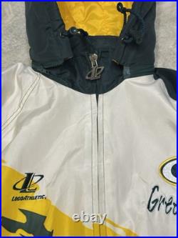 Vintage Green Bay Packers Logo NFL Sports Logo Athletic 1990s Splash Jacket XL Vintage Green Bay Packers Logo NFL Sports Logo Athletic 1990s Splash Jacket XL