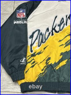 Vintage Green Bay Packers Logo NFL Sports Logo Athletic 1990s Splash Jacket XL Vintage Green Bay Packers Logo NFL Sports Logo Athletic 1990s Splash Jacket XL