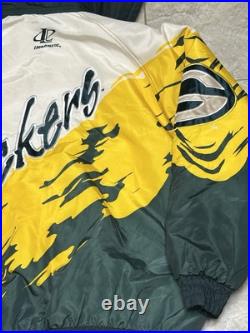 Vintage Green Bay Packers Logo NFL Sports Logo Athletic 1990s Splash Jacket XL Vintage Green Bay Packers Logo NFL Sports Logo Athletic 1990s Splash Jacket XL