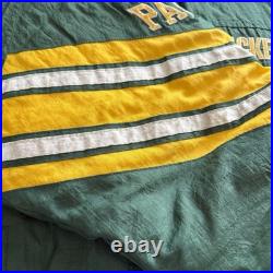 Vintage Green Bay Packers Mens Large NFL Football Green Starter Quilted Coat 90s Vintage Green Bay Packers Mens Large NFL Football Green Starter Quilted Coat 90s