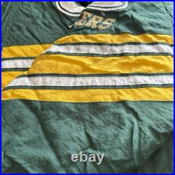 Vintage Green Bay Packers Mens Large NFL Football Green Starter Quilted Coat 90s Vintage Green Bay Packers Mens Large NFL Football Green Starter Quilted Coat 90s