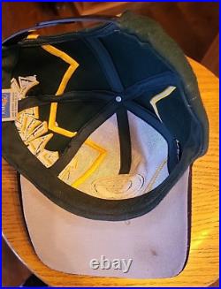 Vintage Green Bay Packers Reverse Thunder Bolt Wool Snapback Hat Drew Pearson