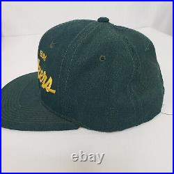 Vintage Green Bay Packers Sports Specialties Script SnapBack Hat Cap 100% Wool