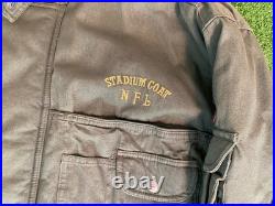 Vintage Green Bay Packers Stadium Coat Mirage NFL Jacket Long Mens L 90s RARE