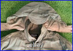 Vintage Green Bay Packers Stadium Coat Mirage NFL Jacket Long Mens L 90s RARE