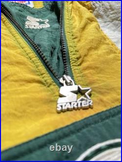 Vintage Green Bay Packers Starter Jacket Men Large Green Hooded PRO LINE NFL 90s Vintage Green Bay Packers Starter Jacket Men Large Green Hooded PRO LINE NFL 90s