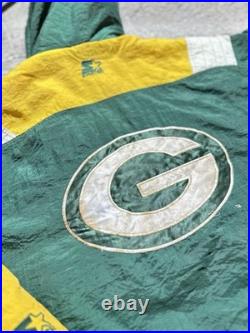 Vintage Green Bay Packers Starter Jacket Men Large Green Hooded PRO LINE NFL 90s Vintage Green Bay Packers Starter Jacket Men Large Green Hooded PRO LINE NFL 90s