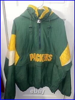 Vintage Green Bay Packers Starter Jacket Size XL