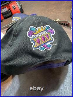 Vintage Green Bay Packers Super Bowl XXXI 31 Champions Hat 1997 Snapback NFL NEW