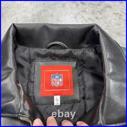 Vintage Green Bay Packers jacket mens Large Faux Leather NFL deadstock NWT RARE Vintage Green Bay Packers jacket mens Large Faux Leather NFL deadstock NWT RARE