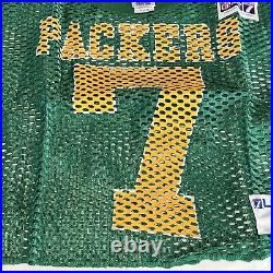 Vintage Logo Seven 7 Green Bay Packers Football Jersey Cropped Mesh Boxy Fit