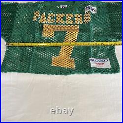 Vintage Logo Seven 7 Green Bay Packers Football Jersey Cropped Mesh Boxy Fit