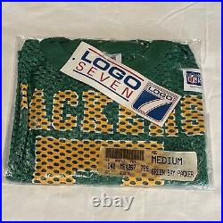 Vintage Logo Seven 7 Green Bay Packers Football Jersey Cropped Mesh Boxy Fit