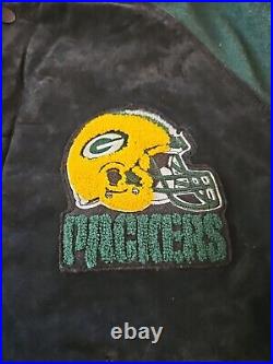 Vintage NFL 90s Logo Athletic Green Bay Packers Varsity Jacket Size XXL