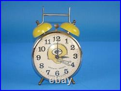 Vintage NFL Green Bay Packers Lafayette Watch Co Yellow Alarm Clock Sc2
