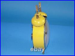 Vintage NFL Green Bay Packers Lafayette Watch Co Yellow Alarm Clock Sc2