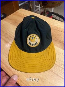 Vintage New Era Pro Model Snapback Cap Green Bay Packers EARLY Hat worn by PROS