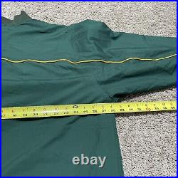 Vintage Nike Green Bay Packers Jacket XXL Green Yellow Reversible Full Zip 2000