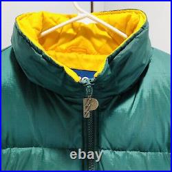 Vintage Pro Player Green Bay Packers XXL Down Filled Green Puffer Jacket Coat