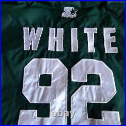 Vintage Reggie White Green Bay Packers Jacket 2XL Starter NFL Collection Men