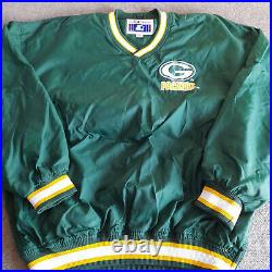 Vintage Reggie White Green Bay Packers Jacket 2XL Starter NFL Collection Men