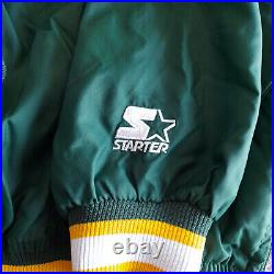 Vintage Reggie White Green Bay Packers Jacket 2XL Starter NFL Collection Men