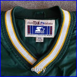 Vintage Reggie White Green Bay Packers Jacket 2XL Starter NFL Collection Men