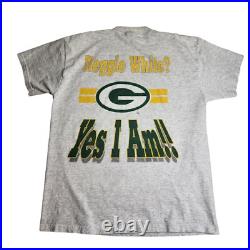 Vintage Reggie White Green Bay Packers Shirt Xplosion Caricature 1994 Size Large