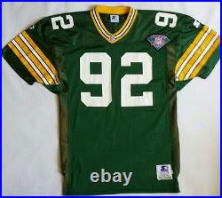 Vintage Reggie White Green Bay Packers Starter Authentic Jersey Size 48
