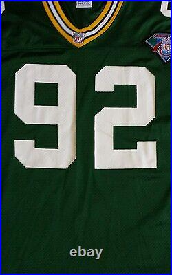 Vintage Reggie White Green Bay Packers Starter Authentic Jersey Size 48