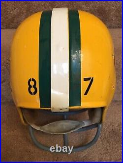 Vintage Riddell Kra-Lite RK4 Suspension Football Helmet Green Bay Packers Davis