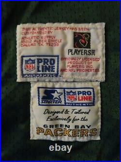 Vintage Starter Label FRASER No 2 GREEN BAY PACKERS Game Used (Size 52) Jersey