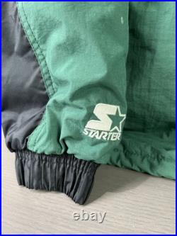 Vintage Starter Proline 90s Green Bay Packers 1/2 Zip Hood 2XL Jacket