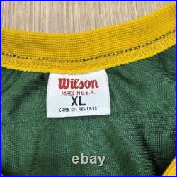 Vintage Wilson Green Bay Packers Reggie White #92 Football XL Jersey SIGNED