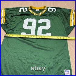 Vintage Wilson Green Bay Packers Reggie White #92 Football XL Jersey SIGNED
