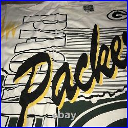 Vintage green bay packers graphic T-shirt double-sided made in USA magic T's 4XL
