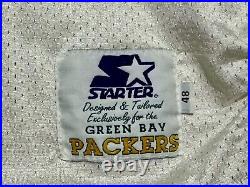 Vtg Brett Favre Green Bay Packers Starter Pro Line Authentic Jersey Mens 48
