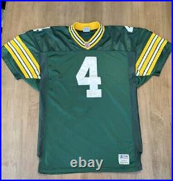 Vtg Brett Favre Sewn Green Bay Packers Starter Pro Line Authentic Jersey Mens 48