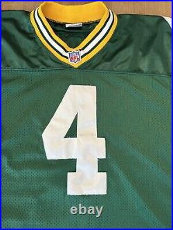 Vtg Brett Favre Sewn Green Bay Packers Starter Pro Line Authentic Jersey Mens 48