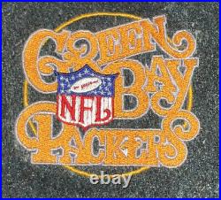 Vtg Delong Green Bay Packers Throwback Curly Lambeau/Johnny Blood Jacket XL USA