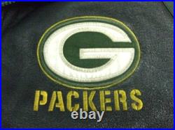 Vtg Green Bay Packers Mens Leather Jacket Sz M Full Zip Super Bowl XXXI Champion Vtg Green Bay Packers Mens Leather Jacket Sz M Full Zip Super Bowl XXXI Champion