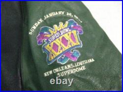 Vtg Green Bay Packers Mens Leather Jacket Sz M Full Zip Super Bowl XXXI Champion Vtg Green Bay Packers Mens Leather Jacket Sz M Full Zip Super Bowl XXXI Champion