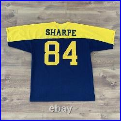 Vtg Green Bay Packers Sterling Sharpe NFL Football Jersey Mens Large 75th RARE