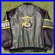 Vtg_Mirage_NFL_Green_Bay_Packers_Leather_Double_Embroidery_Bomber_Jacket_Men_XXL_01_pmw